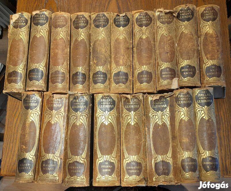 Pallas nagy lexikona 18 kötet
