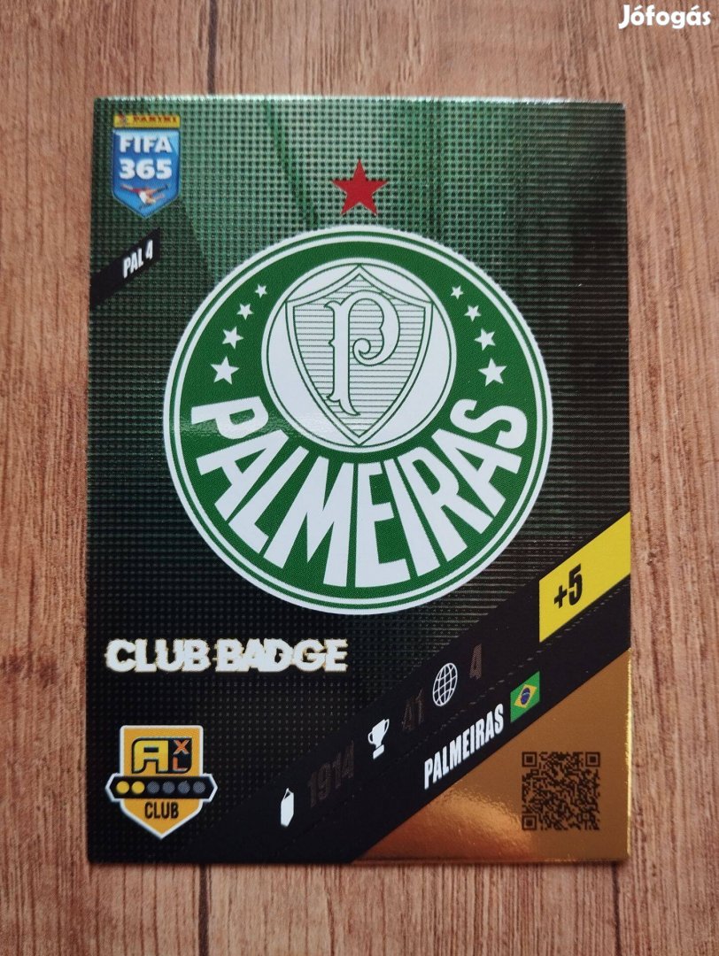 Palmeiras FIFA 365 2024 Club Badge Címer Logo focis kártya