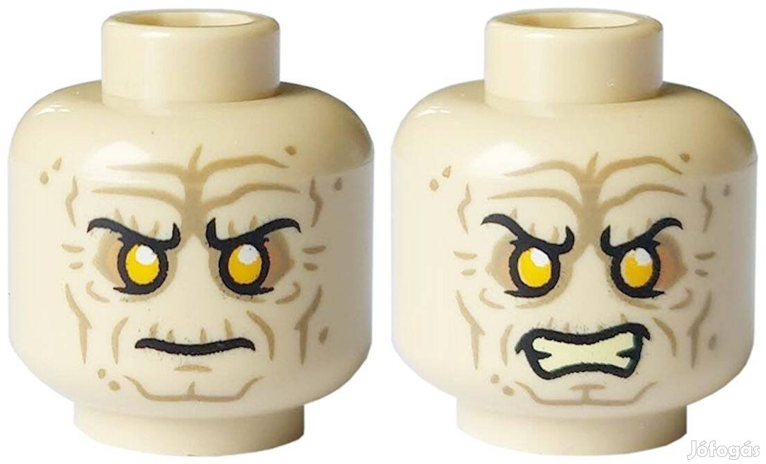 Palpatine császár fej Eredeti LEGO minifigura elem - Star Wars - Új
