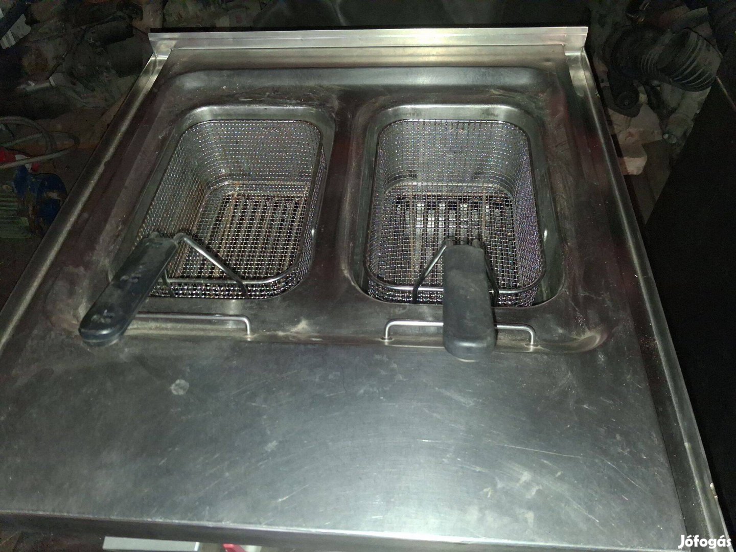 Palux 2x10 literes 380 voltos elektromos fritőz