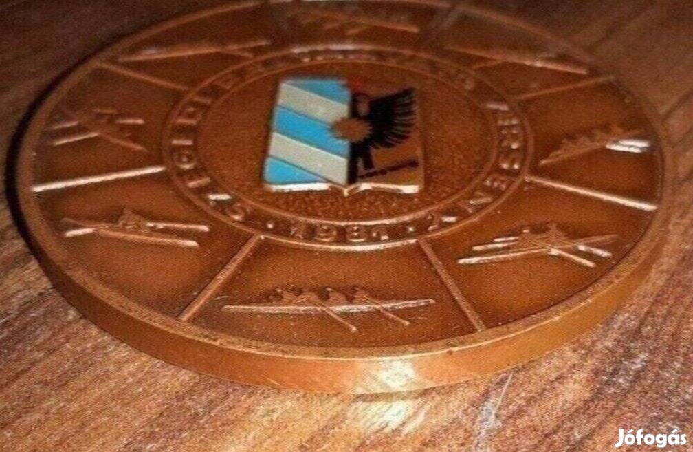 Pályaavató Verseny Szeged 1981 réz plakett