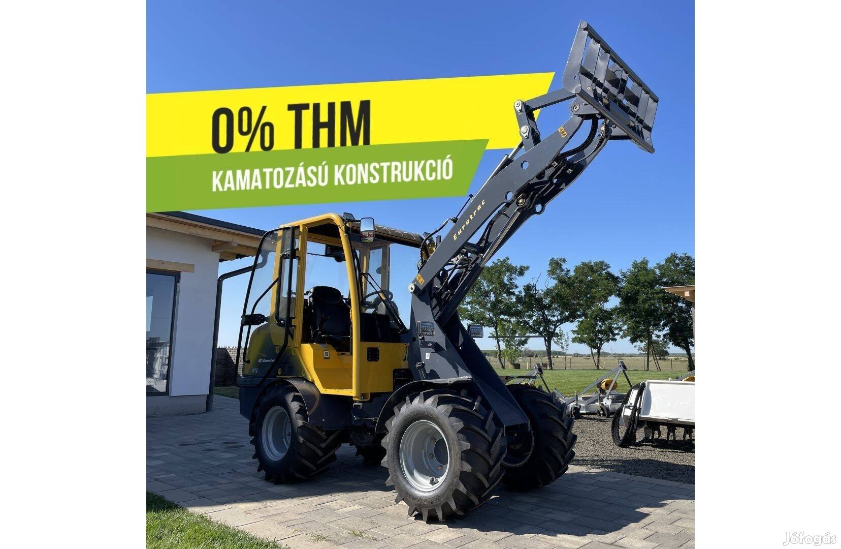 Pályázható! Törzscsuklós homlokrakodó (max 1280 kg)/W12-CS - 0 % THM