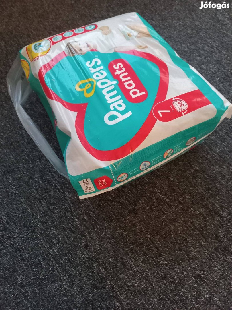 Pampers Pants bugyipelenka pelenka,7-es méret