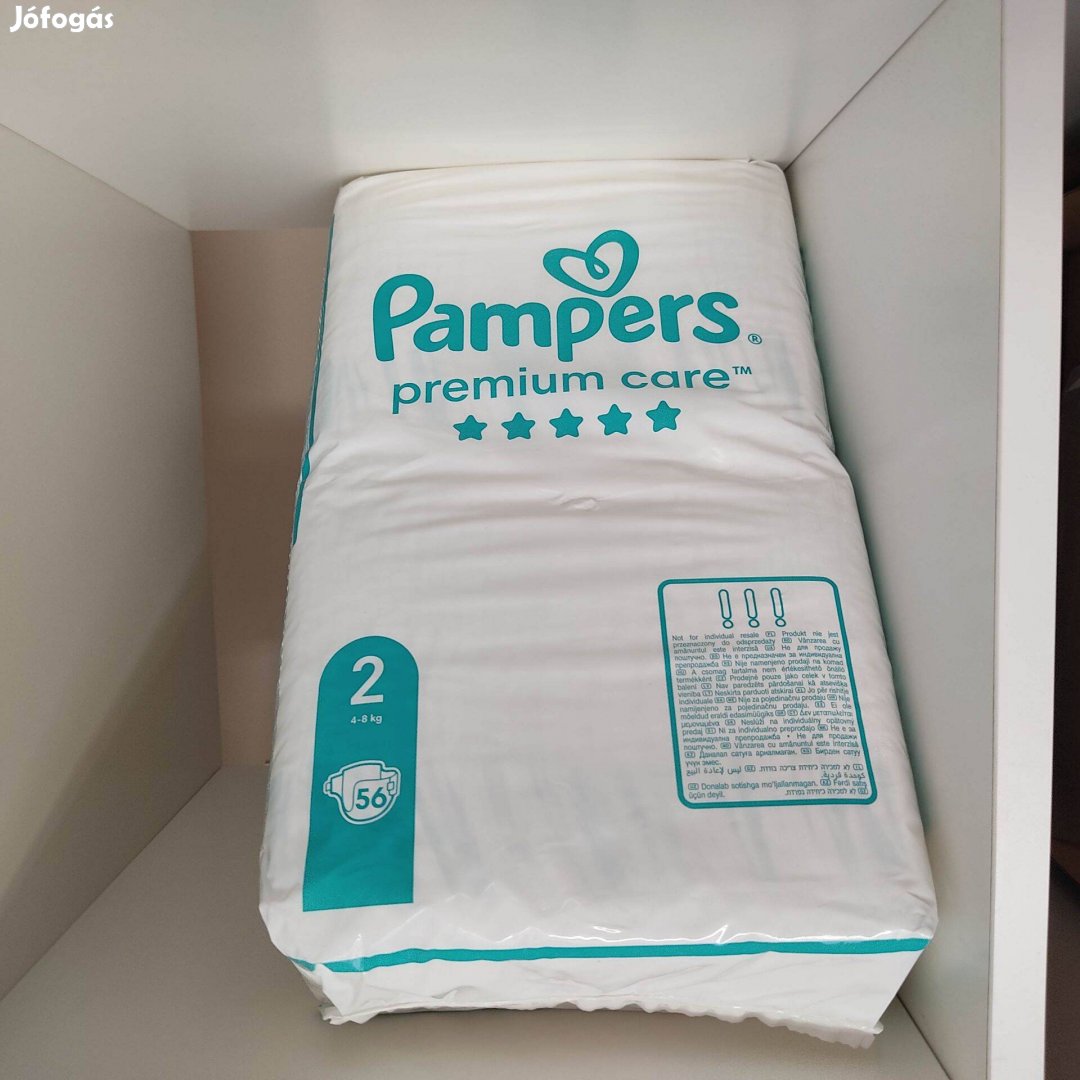 Pampers Premium Care Pelenka 2-es 4-8kg - 56 darab