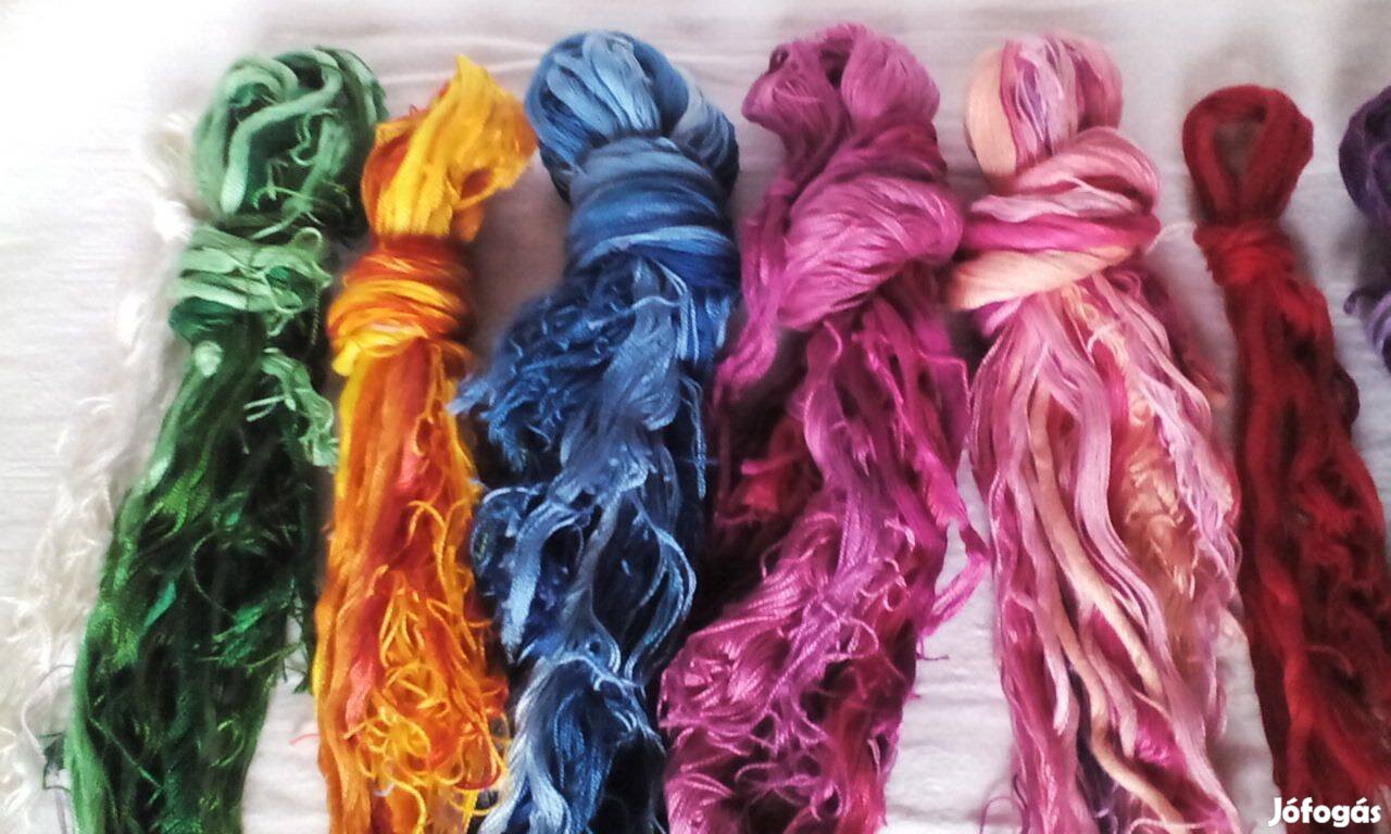 Pamut kézi hímzőfonalak , újak