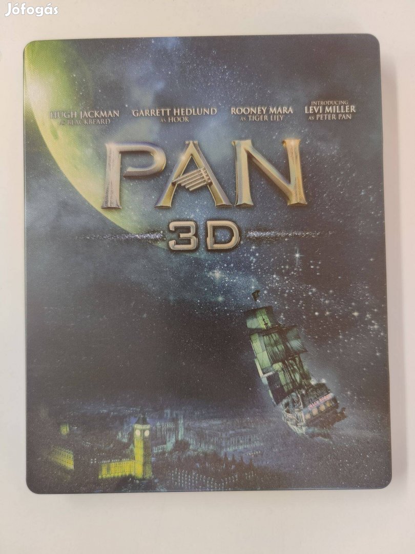 Pán 3D Blu-Ray ( fémdobozos ) Steelbook
