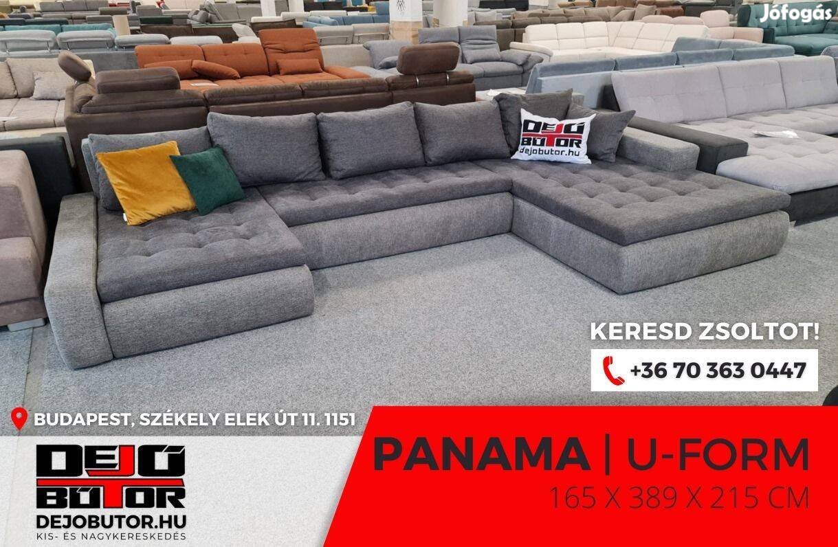 Panama ualak kanapé ülőgarnitúra 165x389x215 cm ágyazható