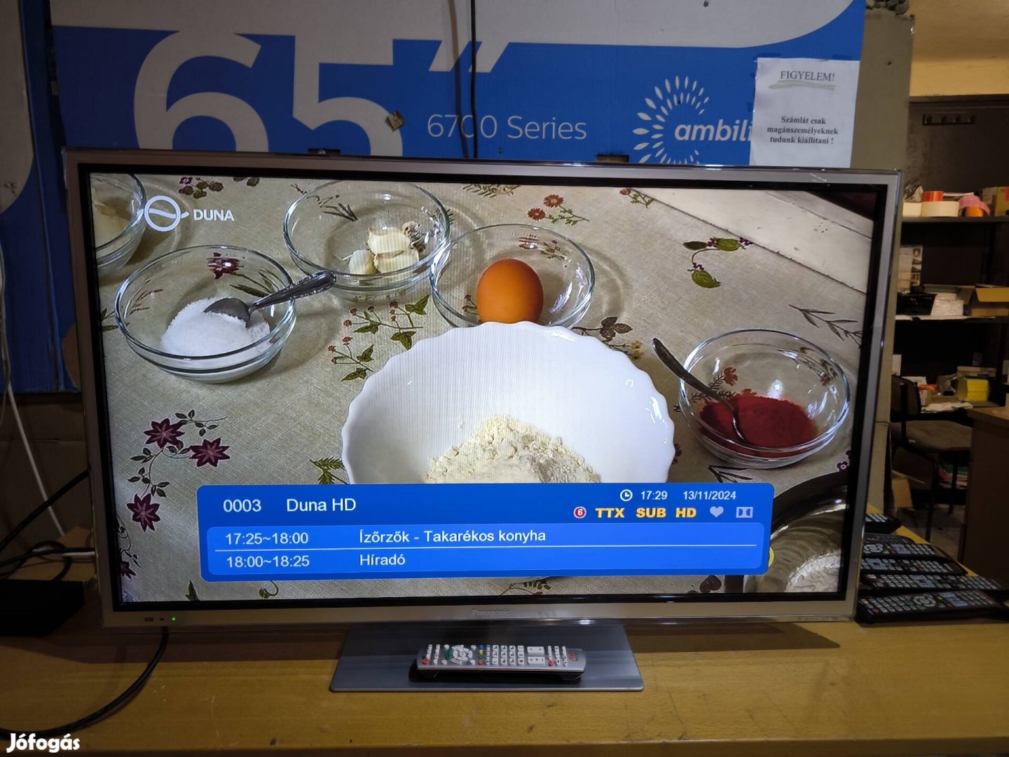 Panasonic 107 cm full hd LED televízió garanciával 