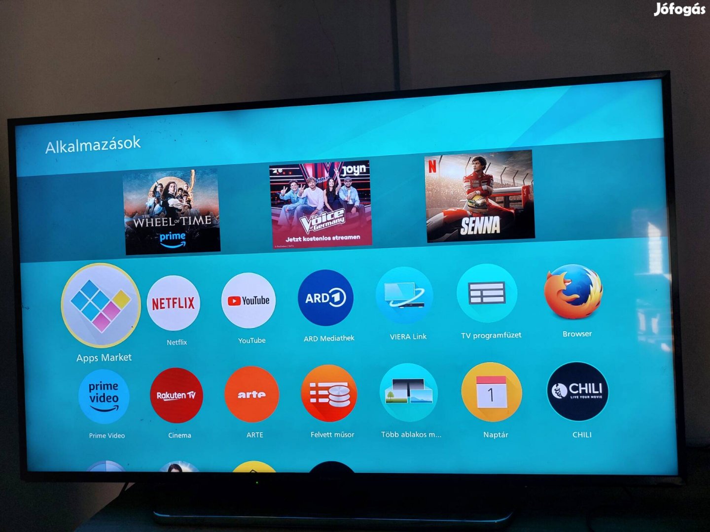 Panasonic 140cm 4k uhd smart led tv eladó. 