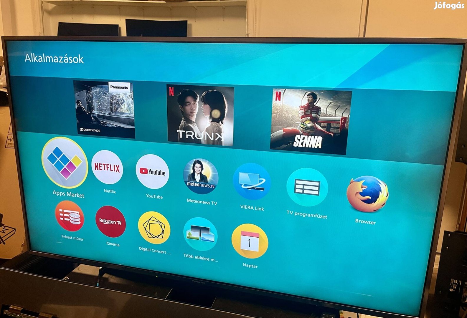 Panasonic 4K 3D smart tv 140cm számlaval garanciával