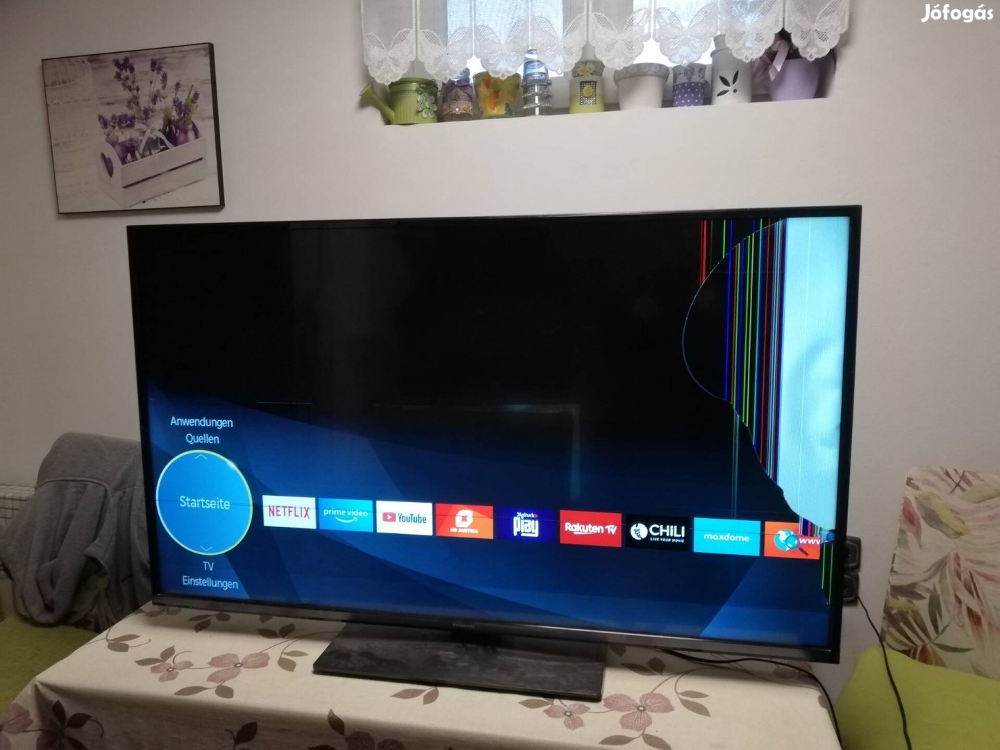 Panasonic 50''(törött kijelző) 