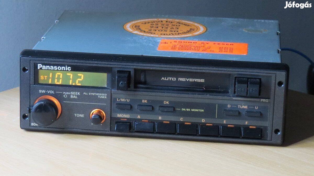 Panasonic CQ-804 retro régi autórádió magnó
