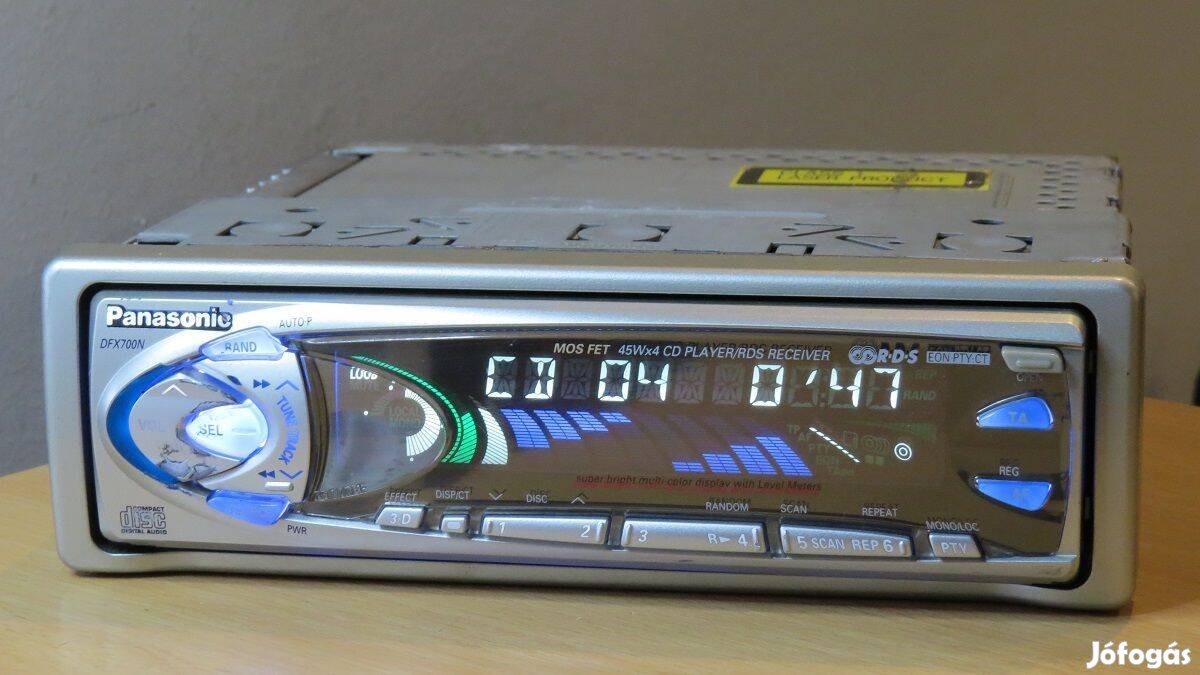 Panasonic CQ-Dfx700N retro cd rádió fejegység