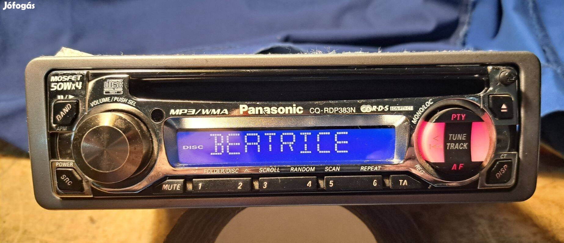 Panasonic CQ-RDP 383N, CD Autósrádió