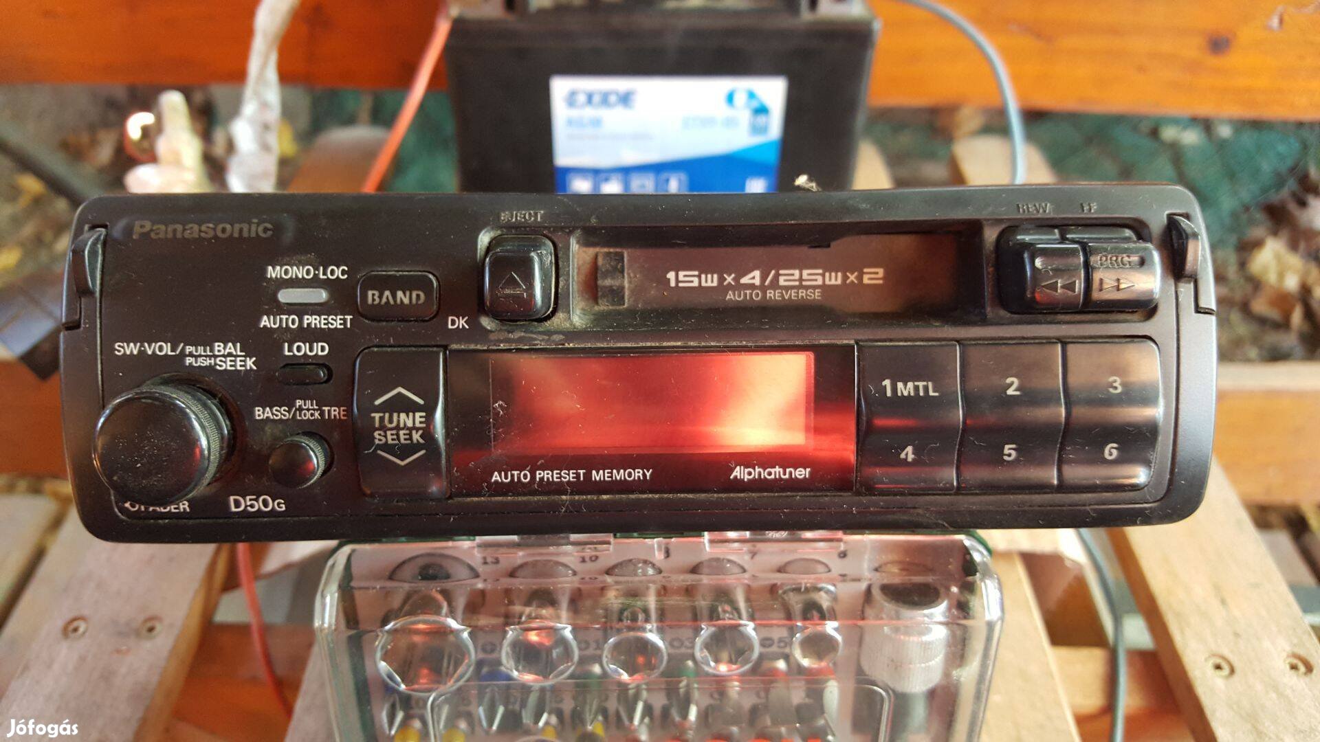 Panasonic D50G retro autorádió alkatrésznek