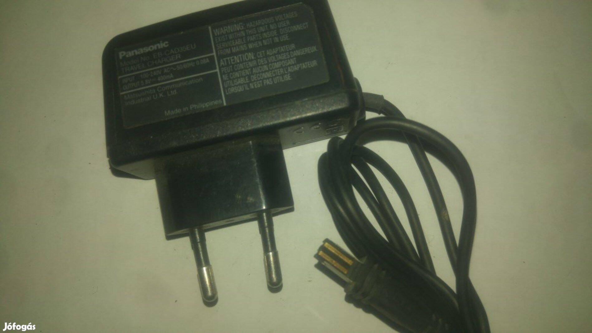 Panasonic DC adapter 5,8V / 400mA működő