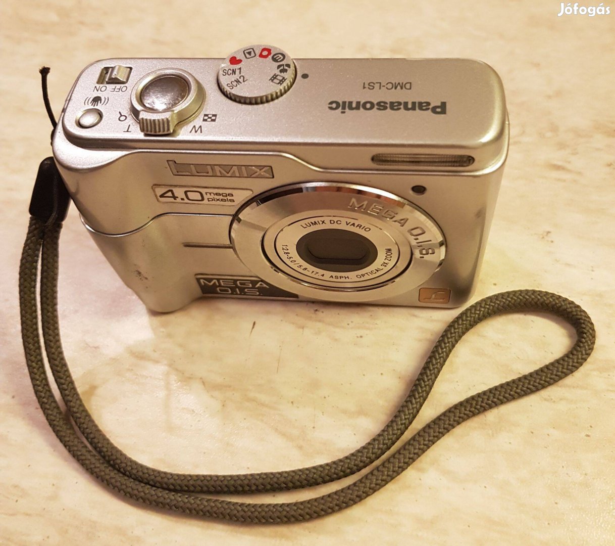 Panasonic DMC-LS1 kompakt fényképező minden tartozékával