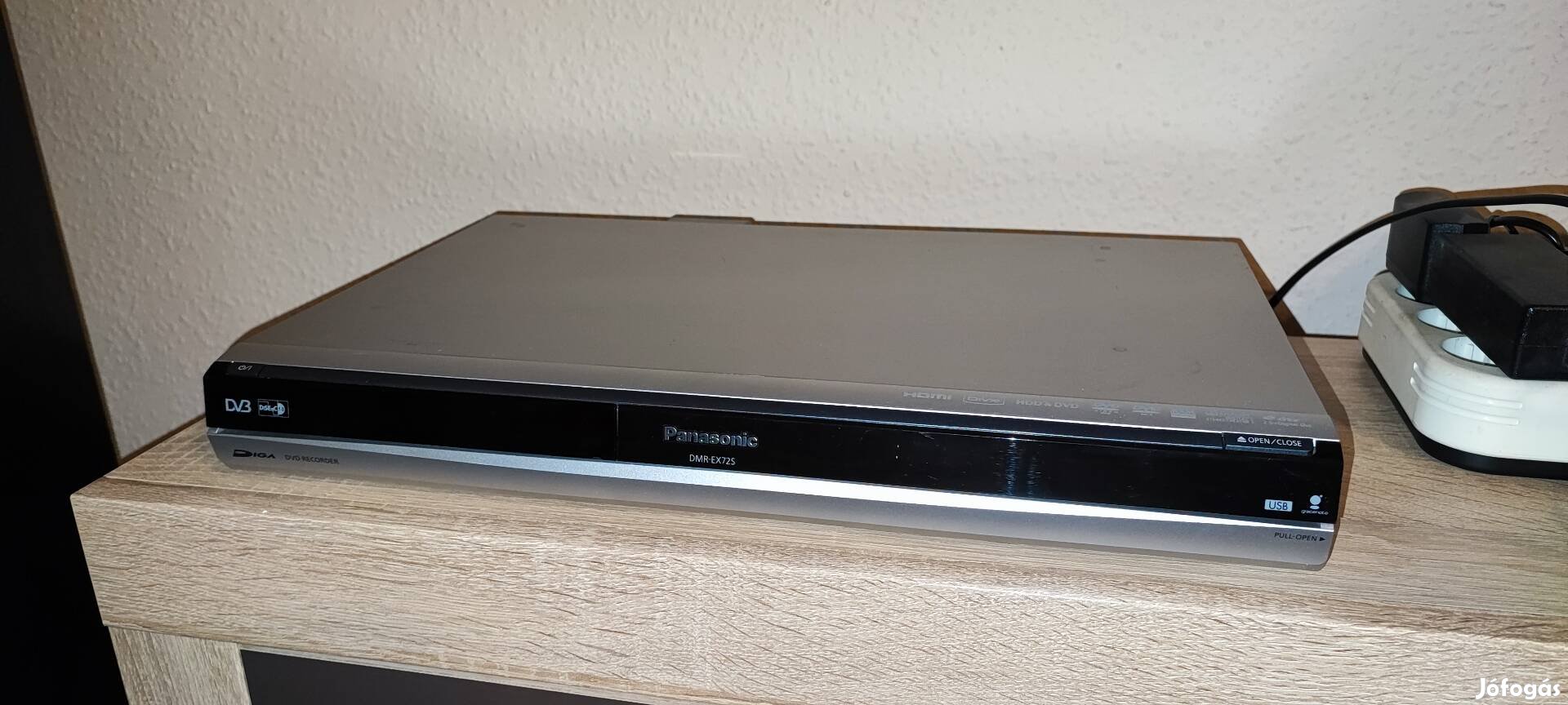 Panasonic DMR-EX72S DVD/HDD felvevő és lejátszó, műhold csatlakozás