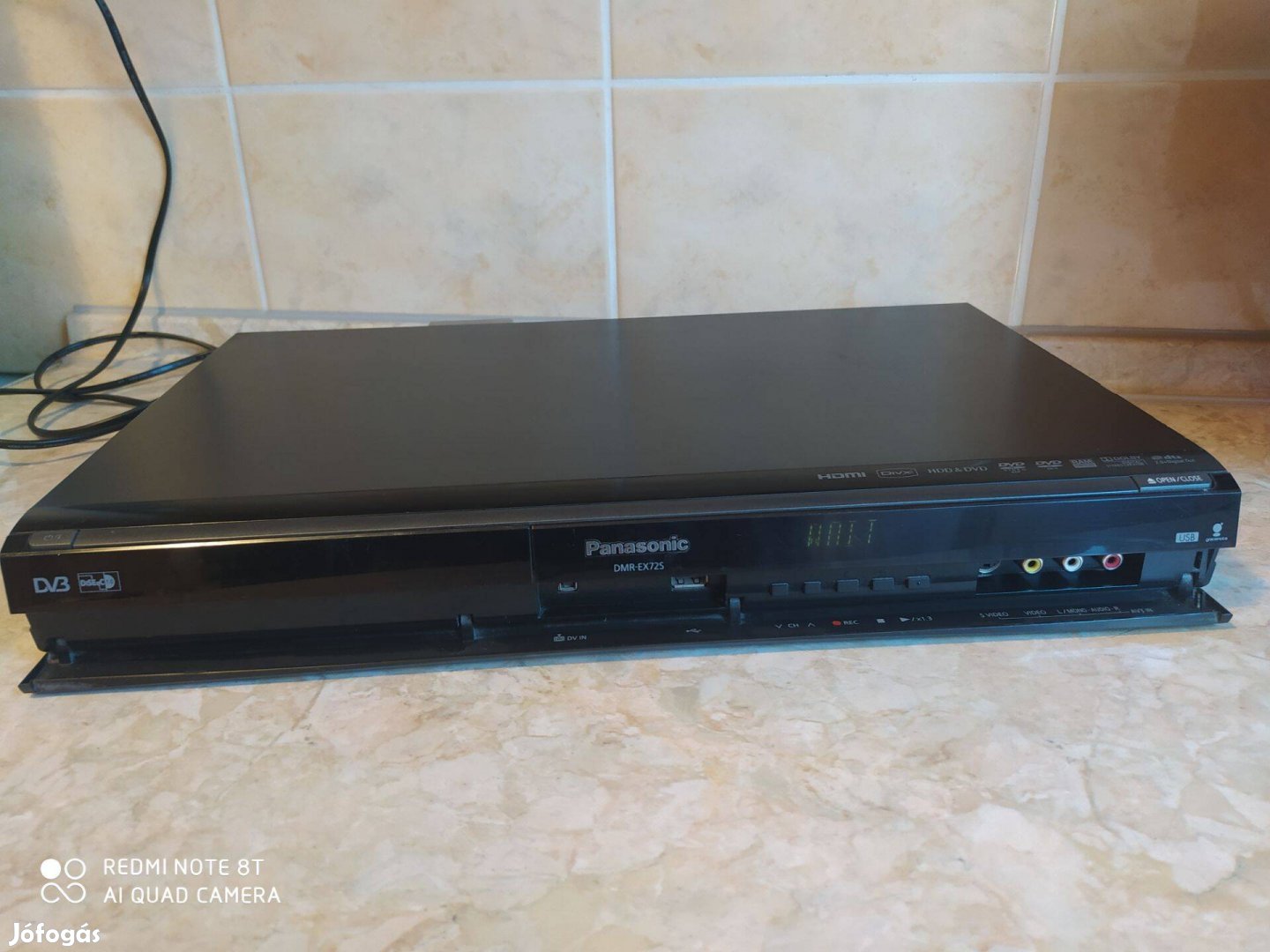 Panasonic DMR-EX72S dvd felvevő és lejátszó hibás állapotban