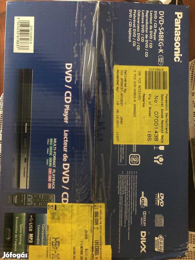 Panasonic DVD ,CD , USB lejátszó