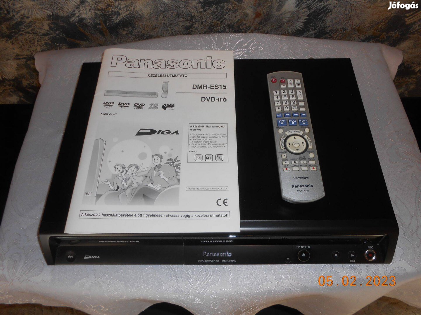 Panasonic DVD felvevő-lejátszó