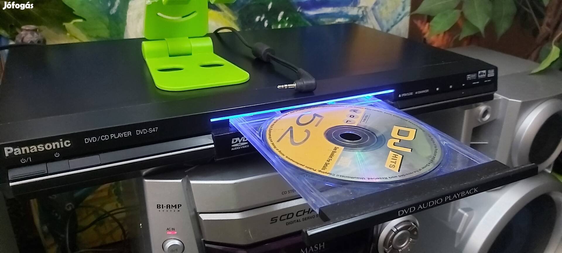 Panasonic DVD lejátszó gyári távval eladó