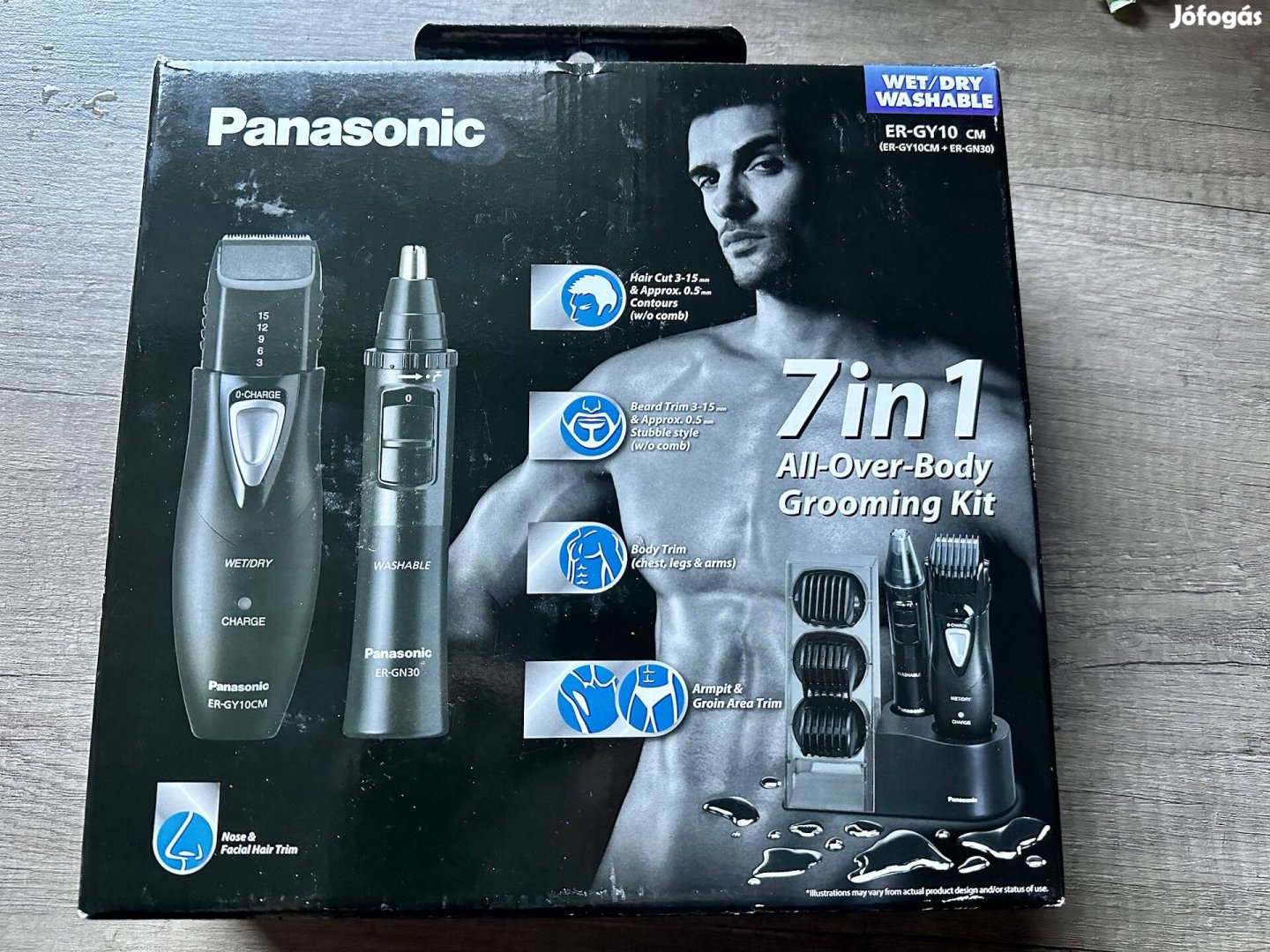 Panasonic ER-GY10CM és ER-GN30 7in1 hajnyíró szett