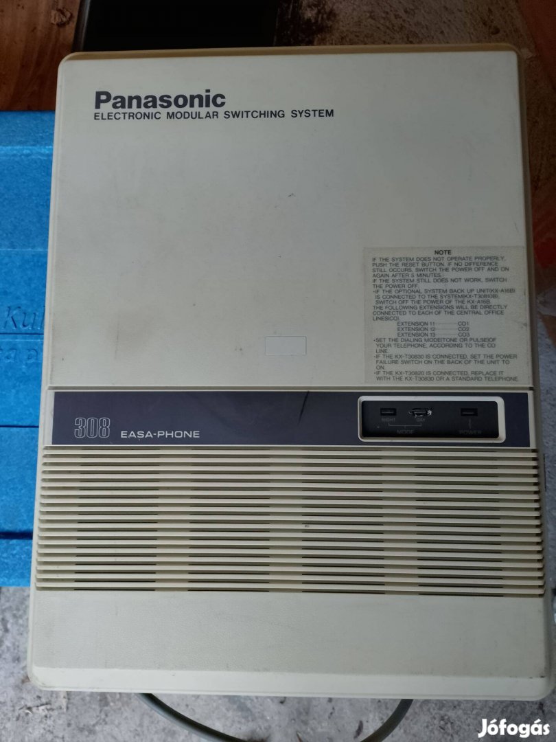 Panasonic Easa 308 telefonközpont szett kaputelefonnal