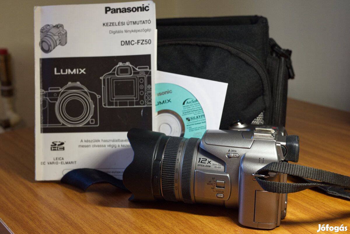 Panasonic FZ50 digitális fényképezőgép feleslegessé vált, nagyon olcsó