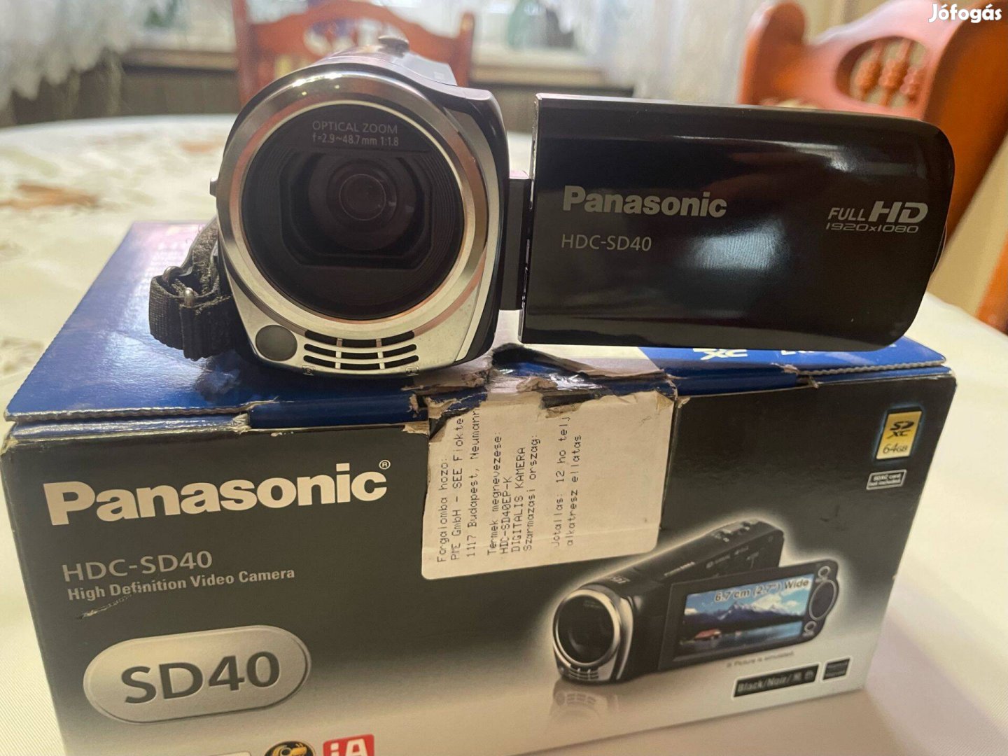 Panasonic-HDC-SD40 videókamera