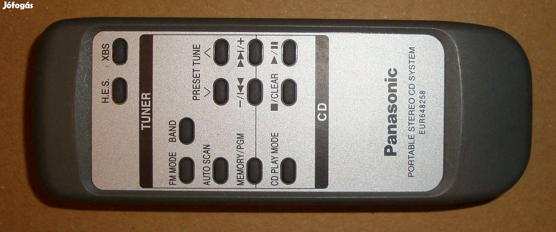 Panasonic Hifi audio távirányító eredeti EUR648258