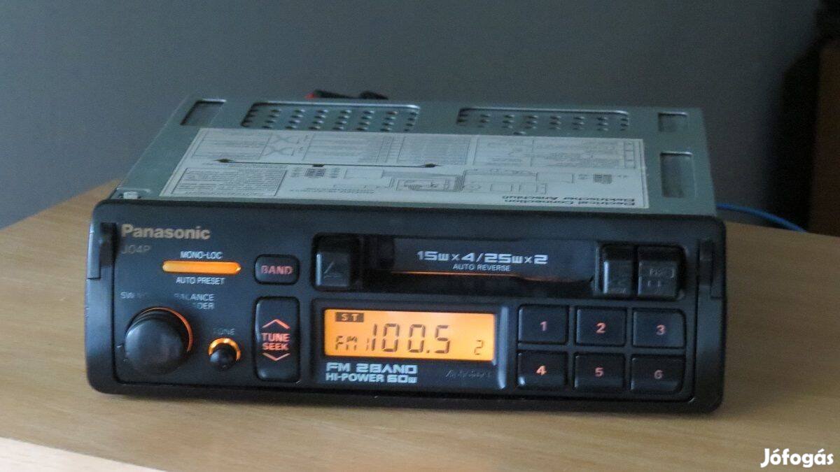 Panasonic J04P retro radio autórádió magnó