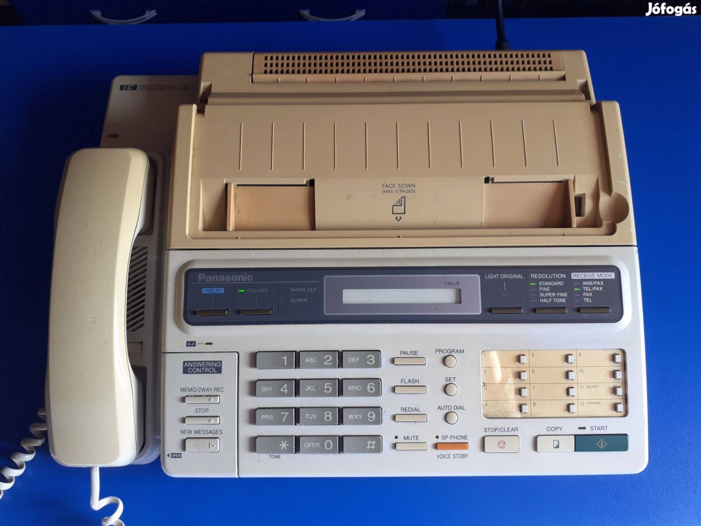 Panasonic Kx-F2130CE telefon, fax, kazettás üzenetrögzítővel