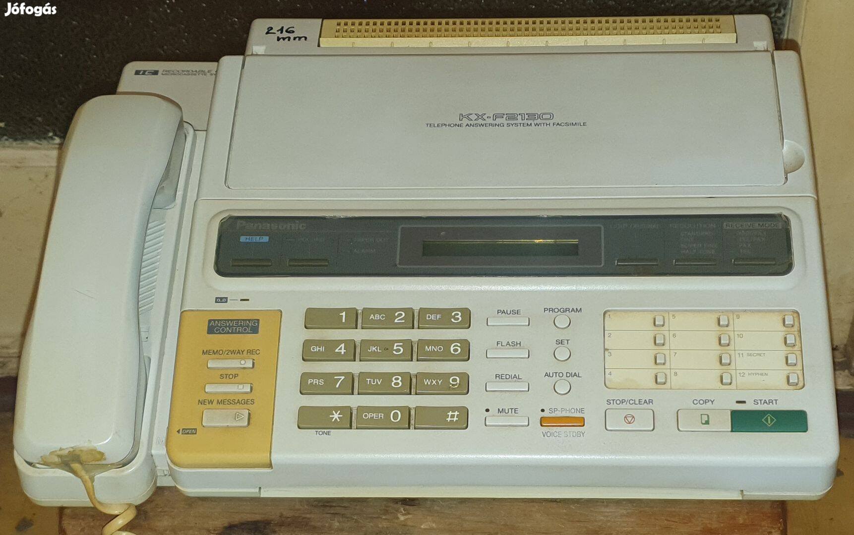 Panasonic Kx F 2130 telefax , üzenetrögzítő