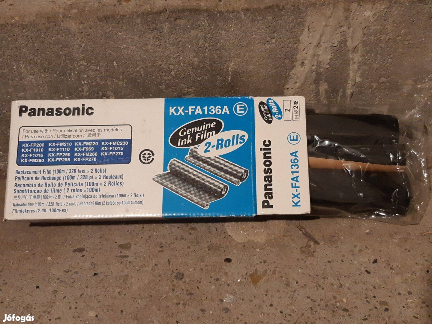 Panasonic Kx-Fa136A faxfólia filmtekercs 2db eredeti