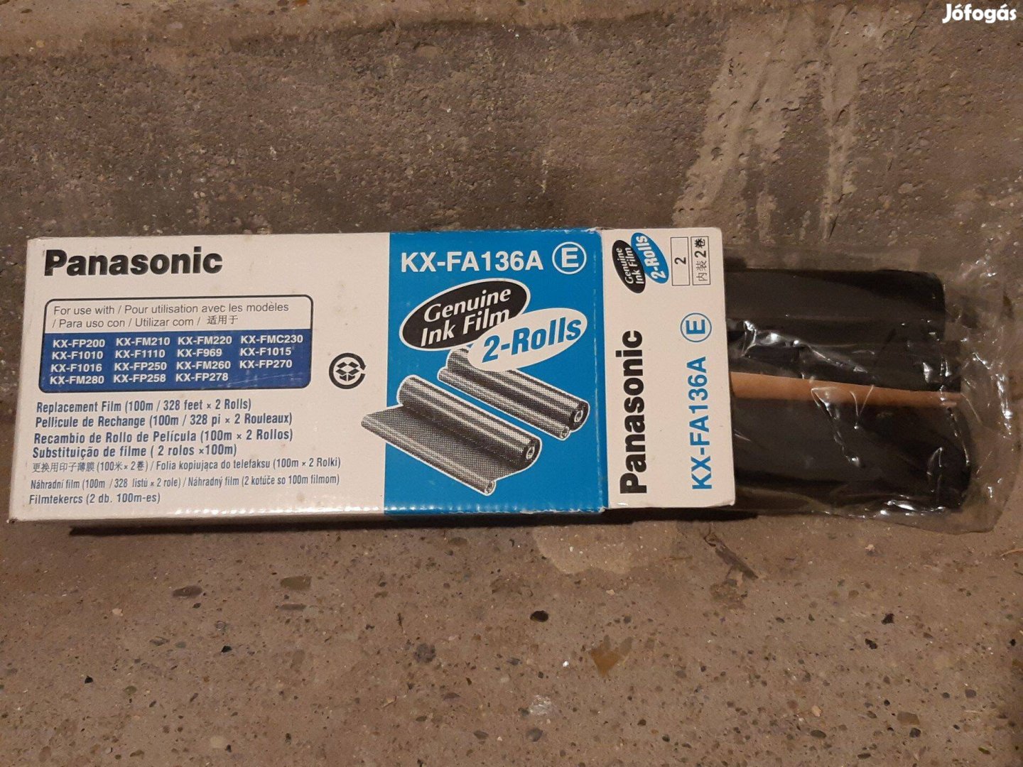 Panasonic Kx-Fa136A faxfólia filmtekercs 2db eredeti