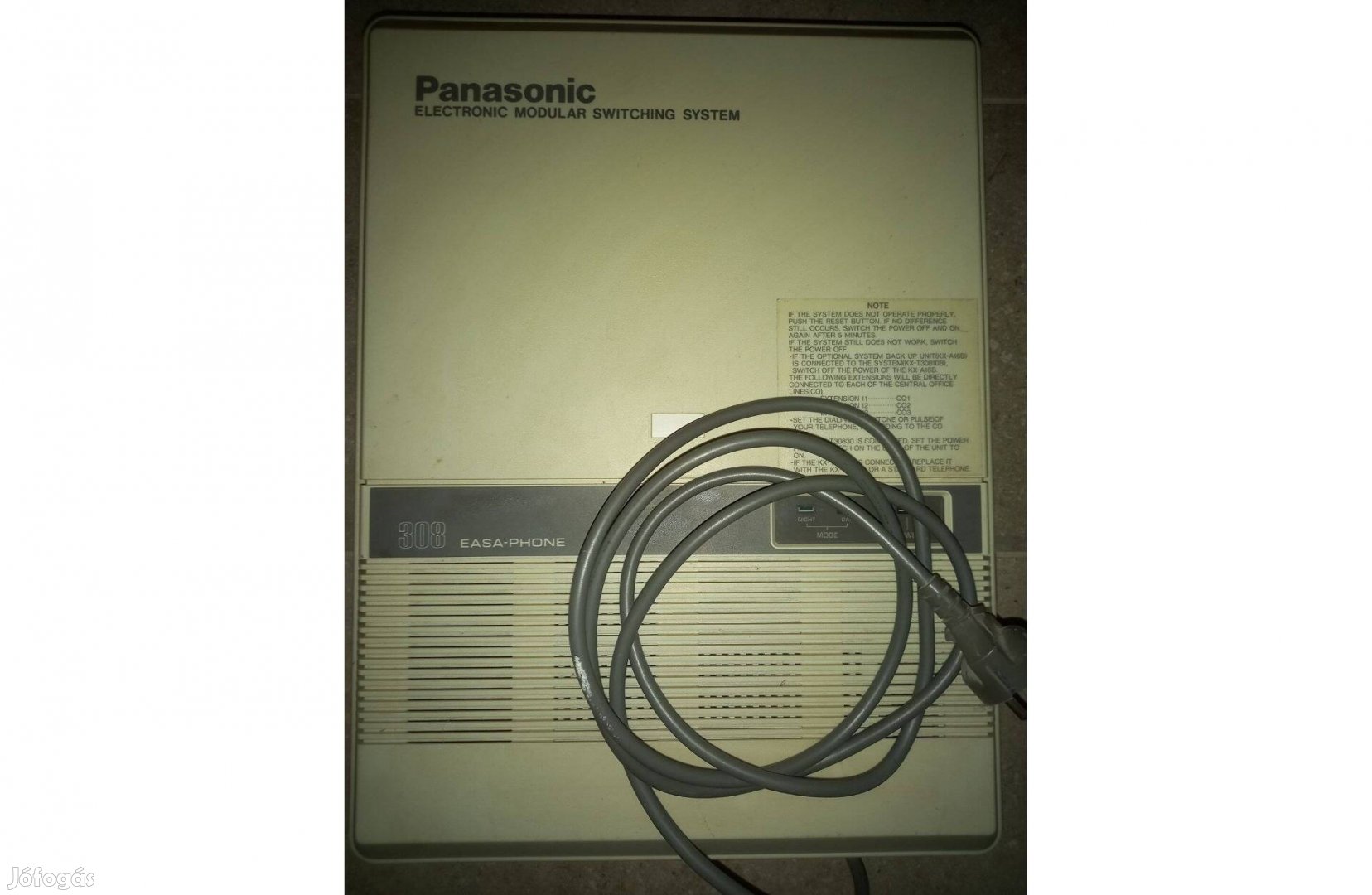 Panasonic Kx-T30810CE analóg telefonközpont