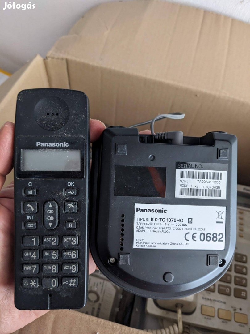 Panasonic Kx-TG1070HGB DECT telefon