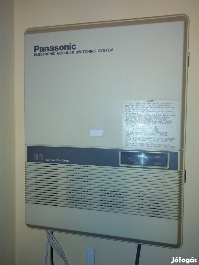 Panasonic Kx-t 30810 CE telefon alközpont / kerékpár csere lehetséges