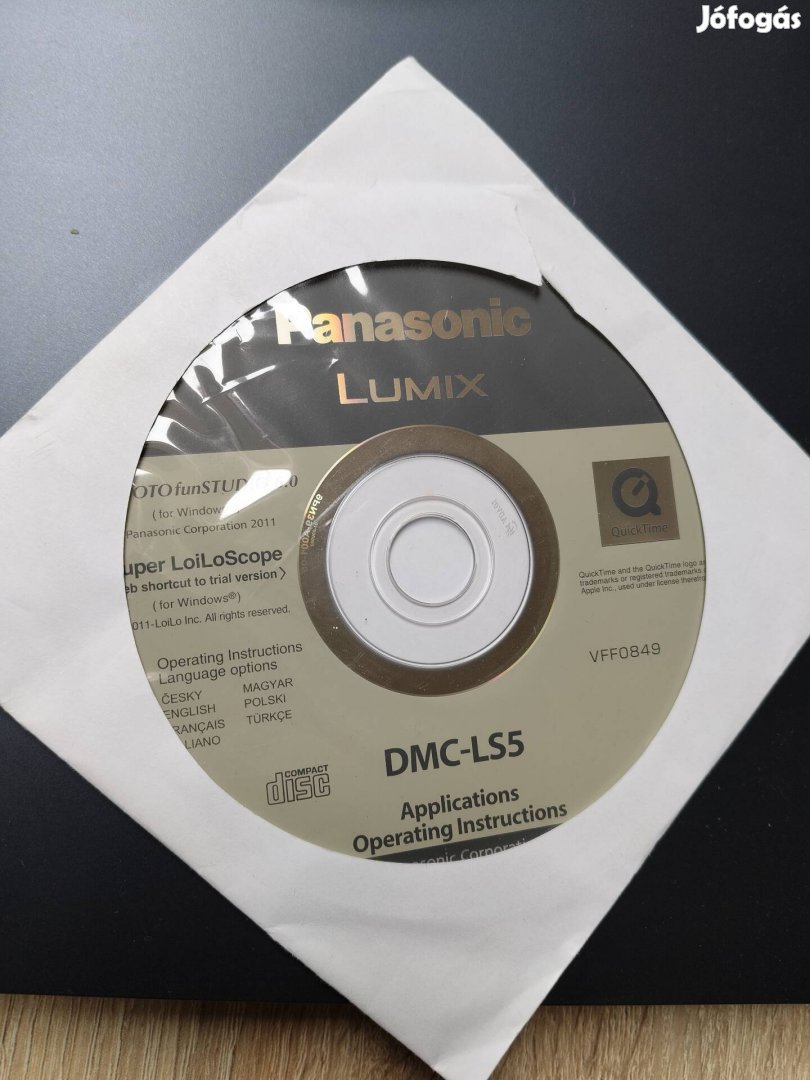 Panasonic Lumix DMC-LS5 Használati útmutató Adat CD 