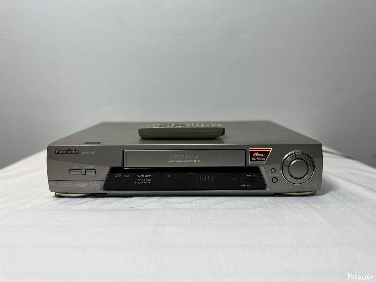 Panasonic NV-FJ617 Hi-Fi hifi Szereo VHS Video videómagnó