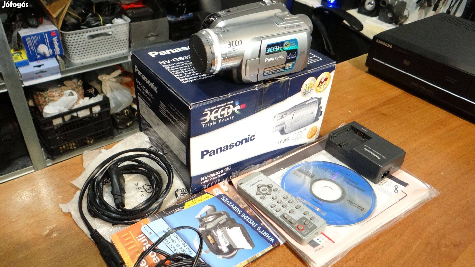 Panasonic NV-GS320 Minidv Videokamera Újszerű!