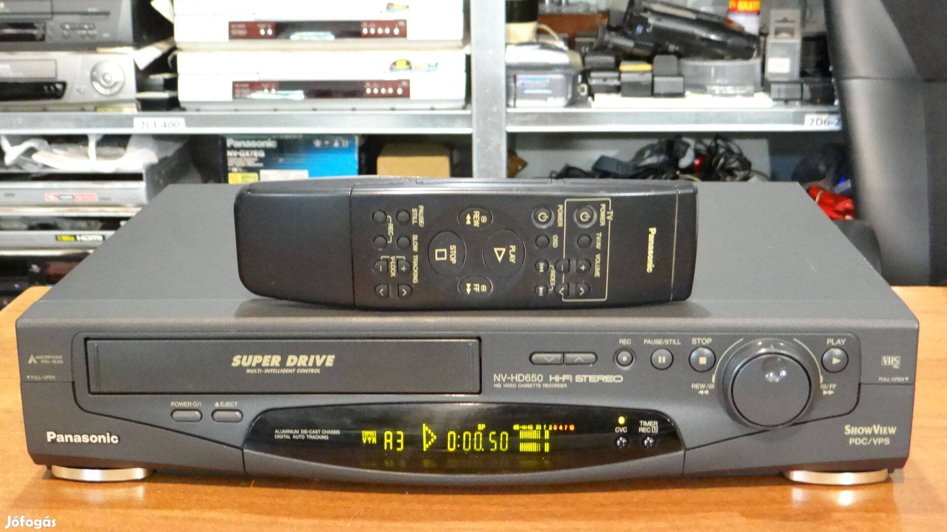 Panasonic NV-HD650 HiFi Stereo VHS Recorder