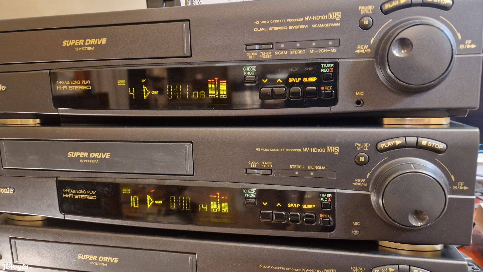 Panasonic NV HD 101HiFi stereo vhs video videomagnó