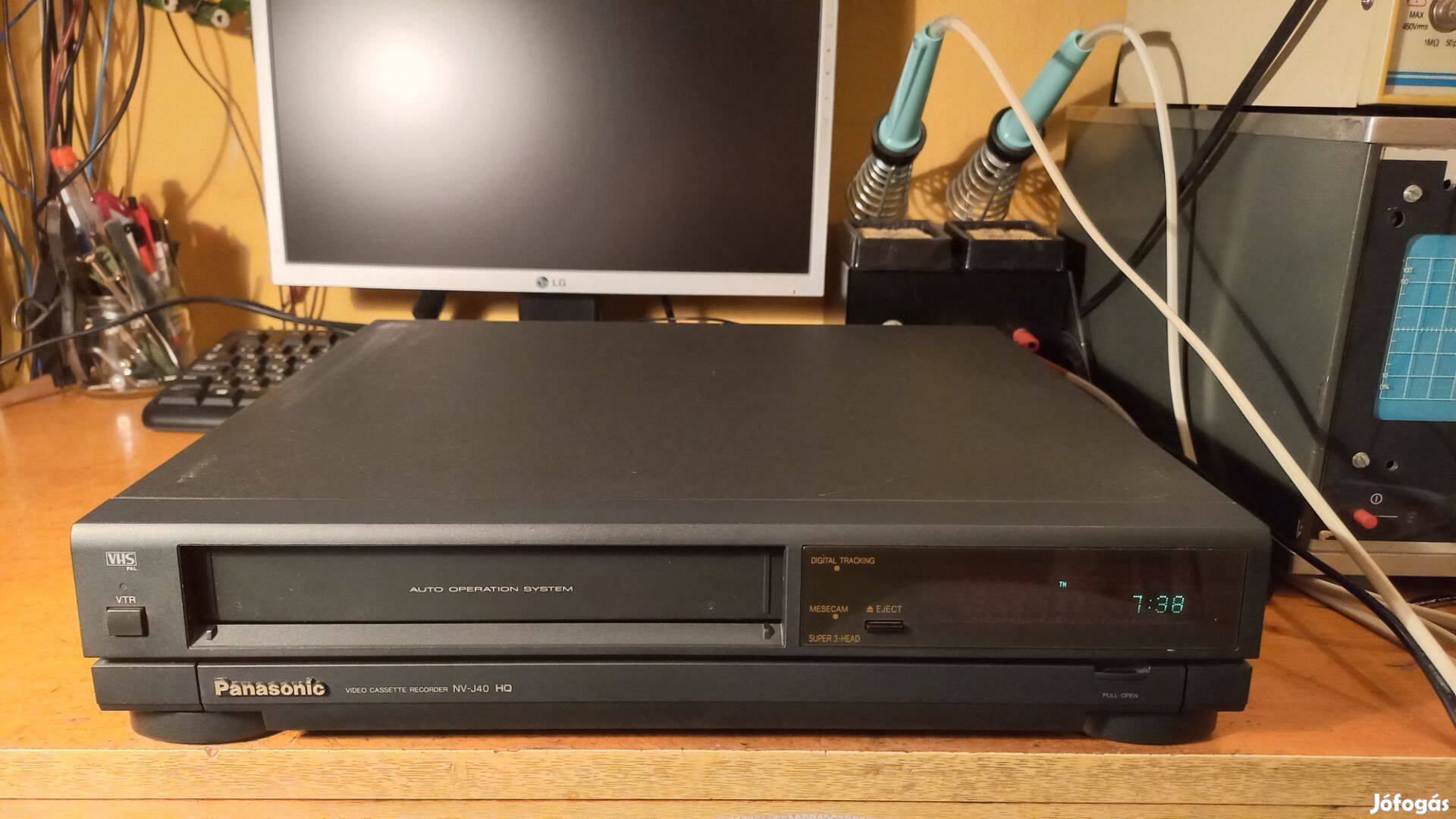 Panasonic NV-J40 videomagnó videolejátszó VHS video felvevő