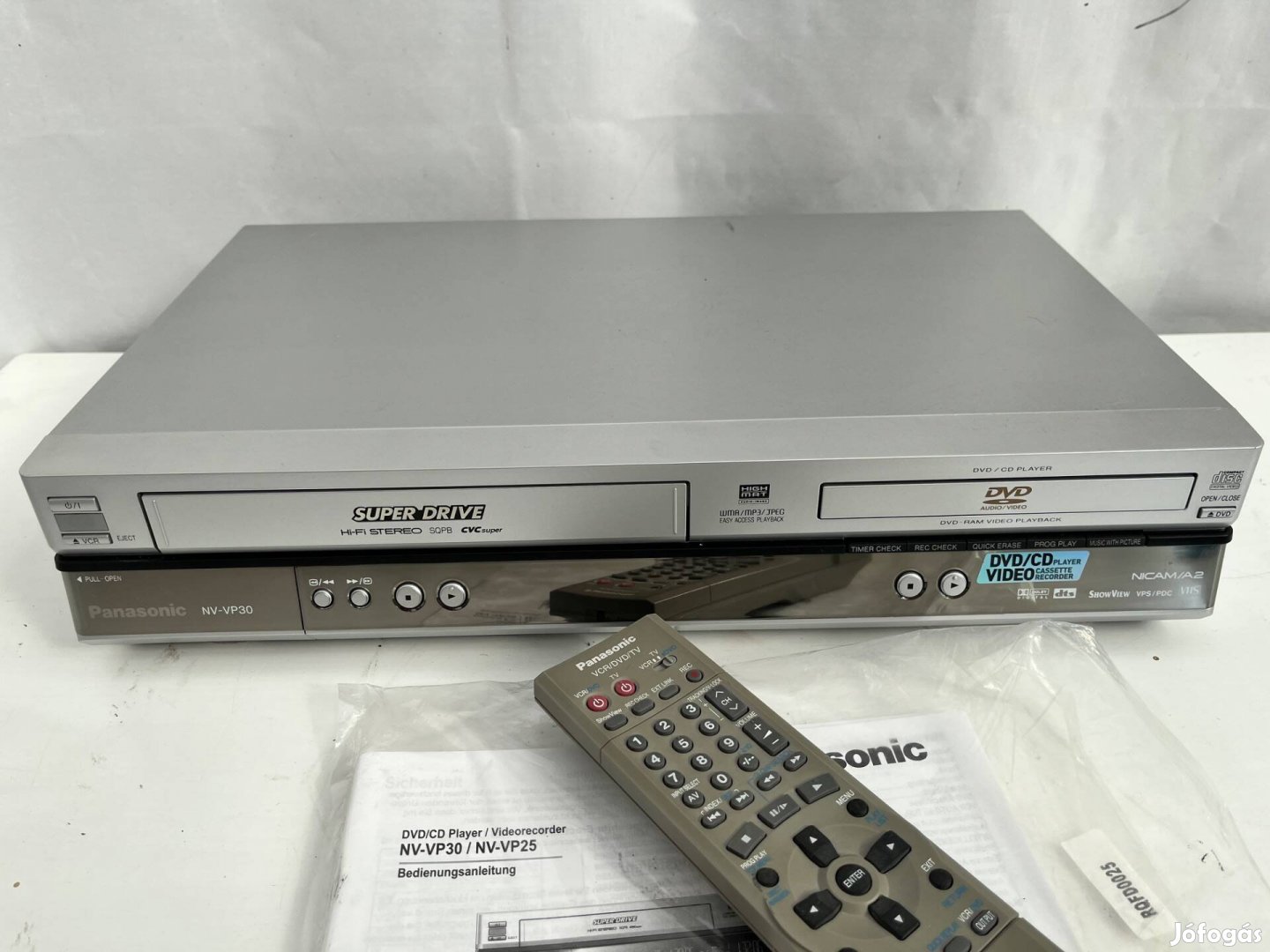 Panasonic NV-VP30EC-S Video dvd combo kombó magnó videomagnó lejátszó