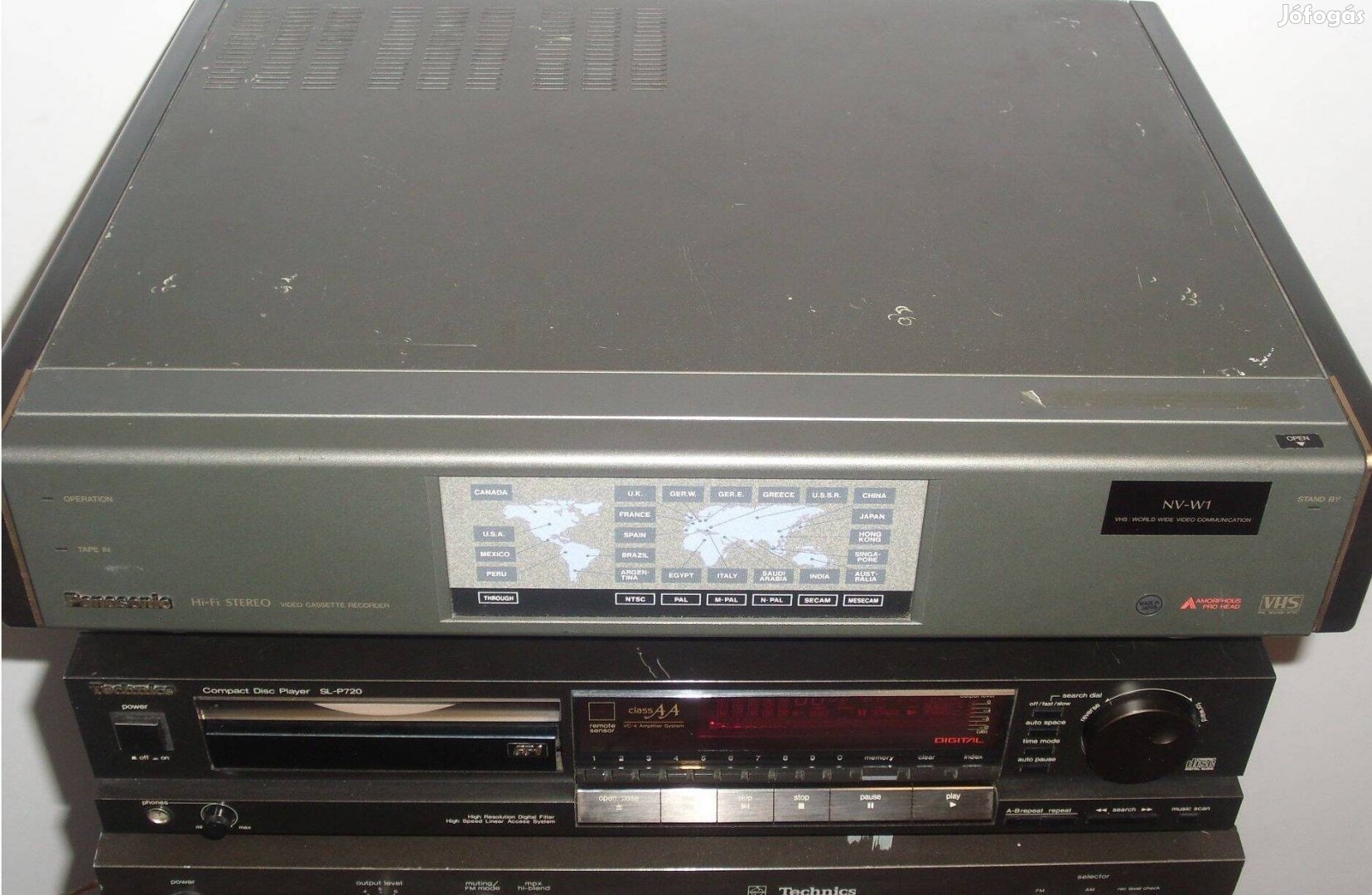 Panasonic NV-W1 videomagnó - VHS Hibás fejmotor nem pörög fel