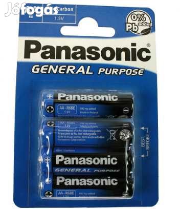 Panasonic R6 AA ceruzaelem 4 db  (2880)
