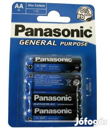 Panasonic R6 AA ceruzaelem 4 db  (2880)