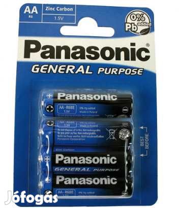 Panasonic R6 AA ceruzaelem 4 db  (2880)